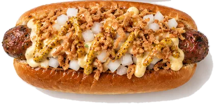 Reykjavík dog — Lamb sausage · remoulade · sweet mustard · onion